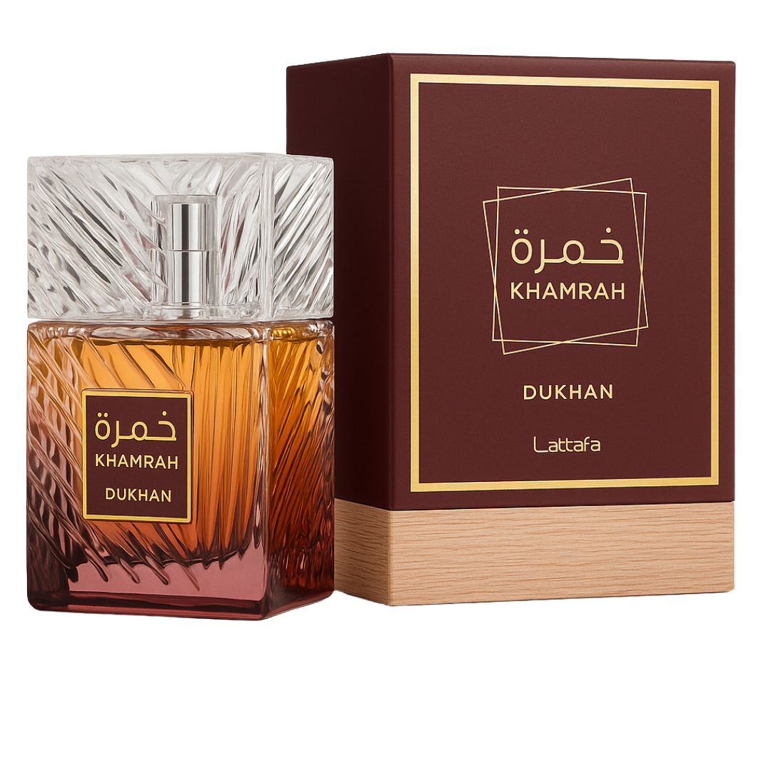 Khamrah Dukhan - Lattafa - Perfume Unissex - Eau De Parfum (Decant)