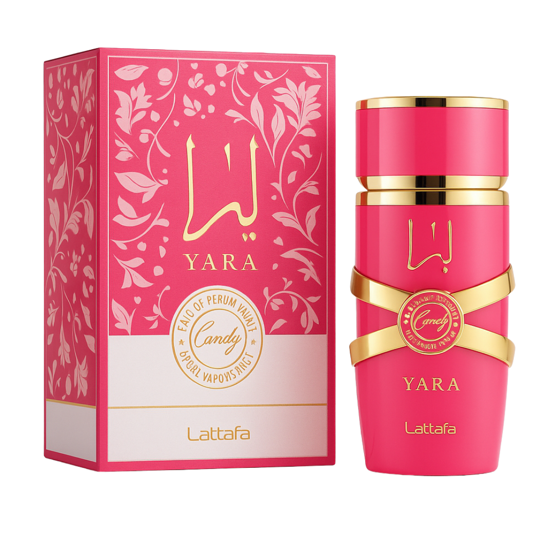 Yara Candy - Lattafa - Perfume Feminino - Eau de Parfum - 100ml (Lacrado)