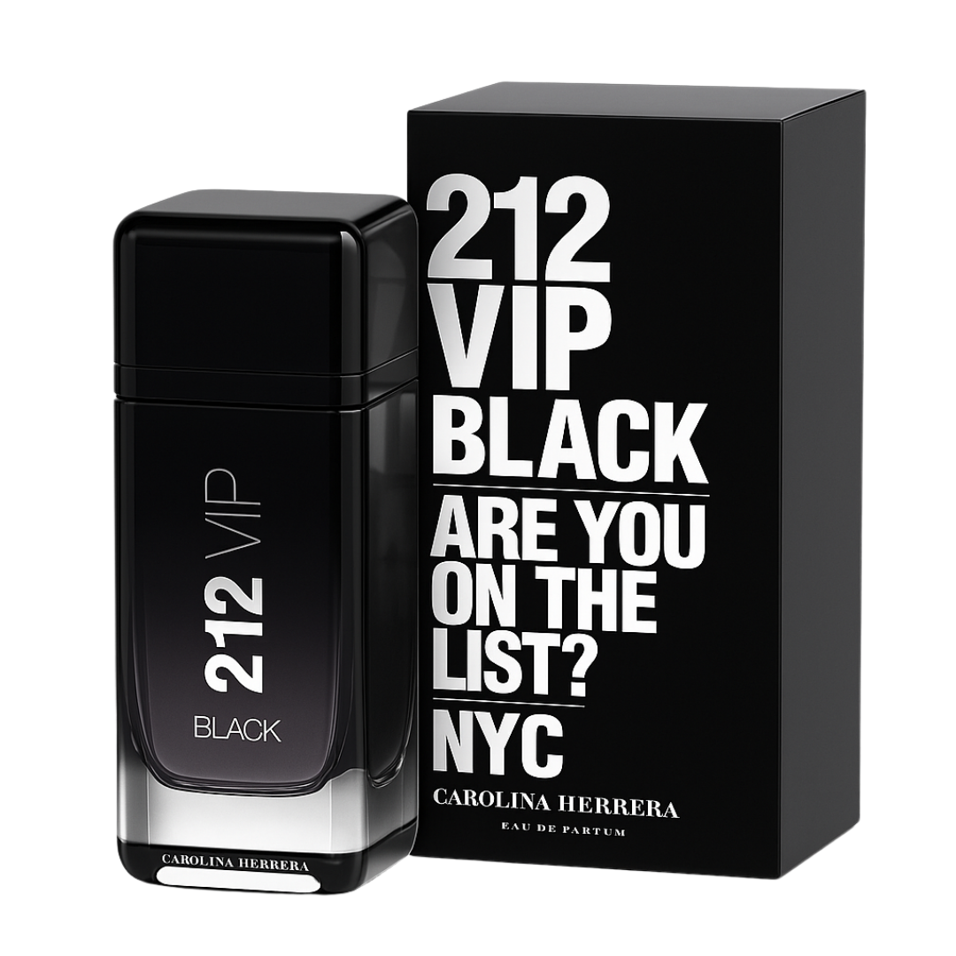 212 VIP Black - Carolina Herrera - Perfume Masculino - Eau de Parfum (Decant)