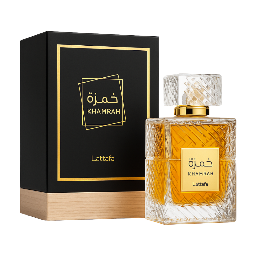 Khamrah - Lattafa - Perfume Unissex - Eau De Parfum - 100ml (Lacrado)