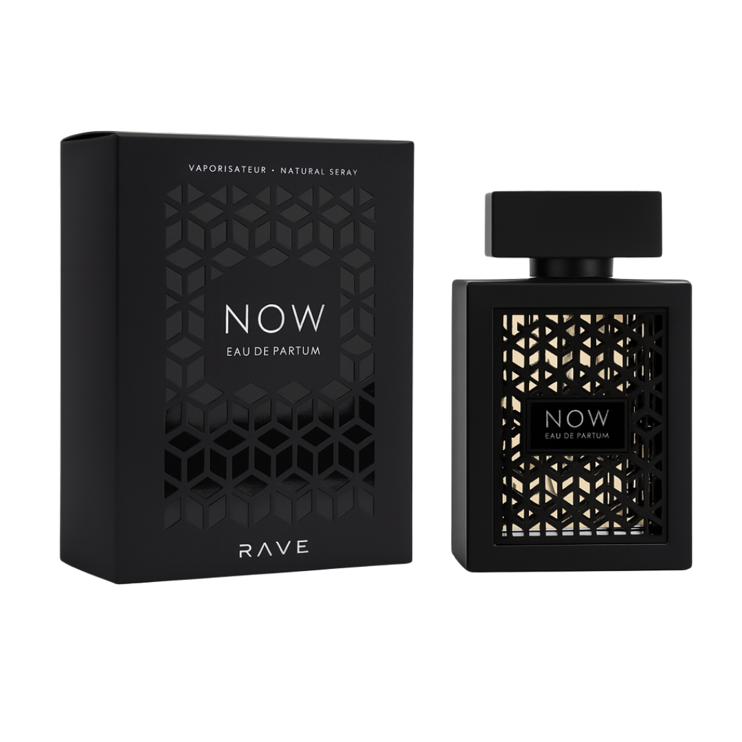 Rave Now Black - Lattafa - Perfume Masculino - Eau de Parfum - 100 ml (Lacrado)