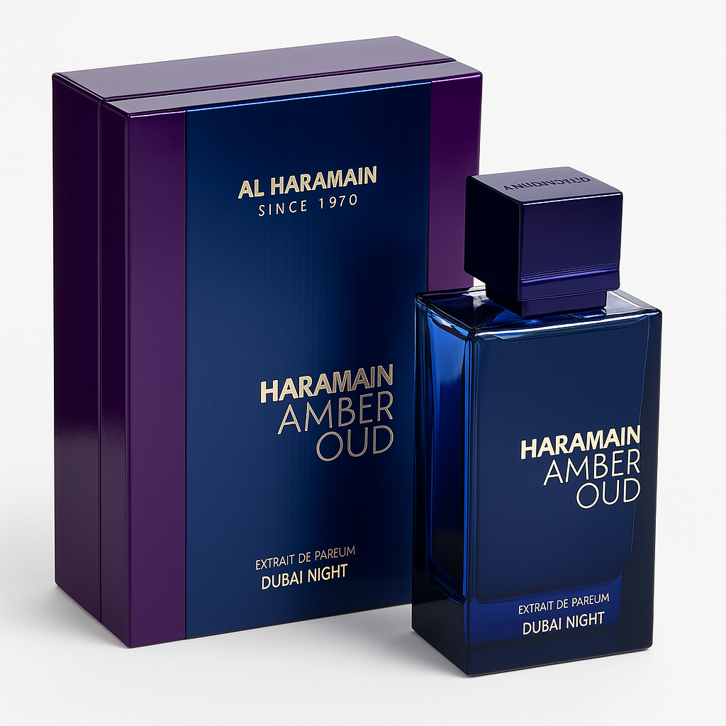 Amber Oud Dubai Night - Al Haramain - Perfume Unissex - Extrait de Parfum - 100ml (Lacrado)