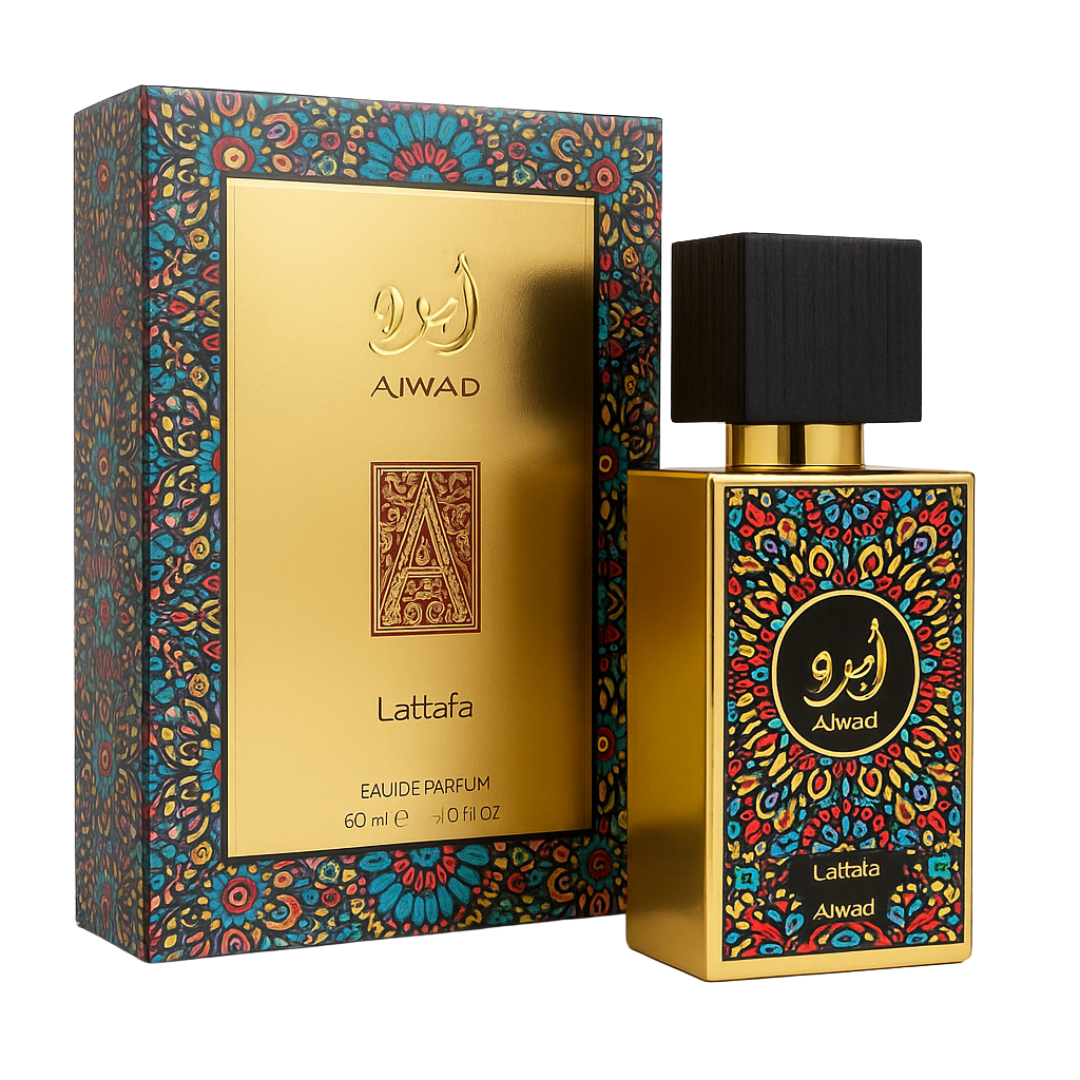 Ajwad - Lattafa - Perfume Unissex - Eau de Parfum - 60ml (Lacrado)