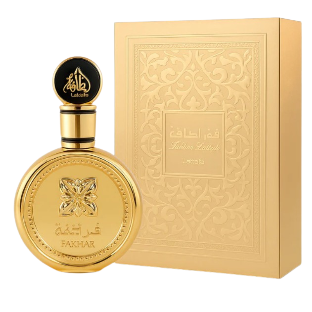 Fakhar Gold Extrait - Lattafa - Perfume Unissex - Eau de Parfum 100ml (Lacrado)