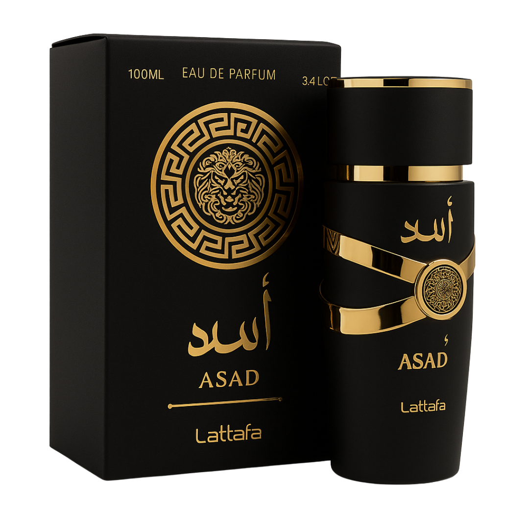 Asad Black - Lattafa - Perfume Masculino - Eau de Parfum (Decant)